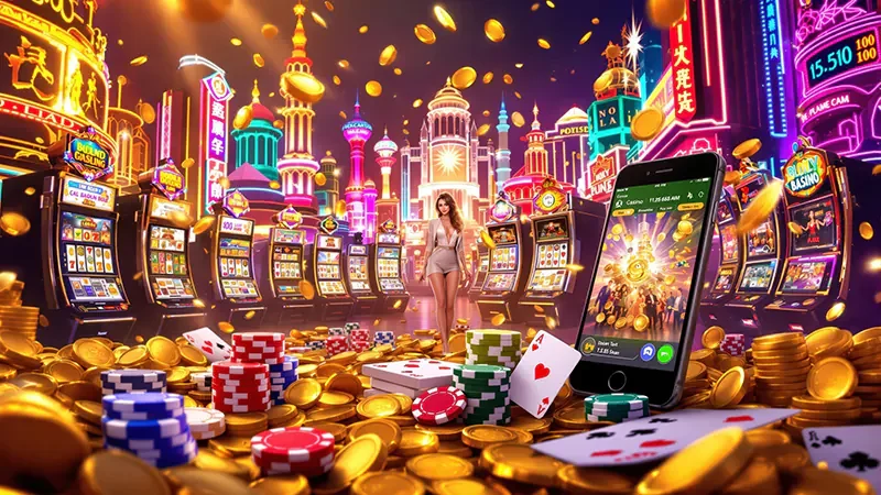 ตัวอย่างหน้าจอเกมสล็อตสำหรับการดูบนมือถือ